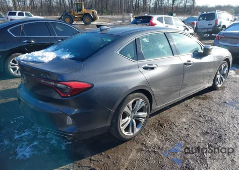 2021 Acura Tlx Technology Package z USA, uszkodzony, nr VIN 19UUB5F45MA005196